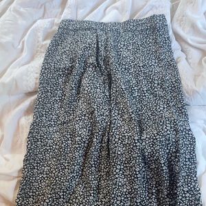 Hollister floral maxi skirt